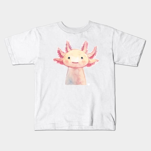 Lula Axolotl Kids T-Shirt by jupiterandco